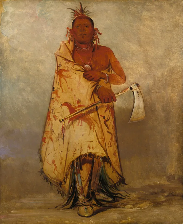 Le-sháw-loo-láh-le-hoo, Big Elk, Chief of the Skidi (Wolf) Pawnee