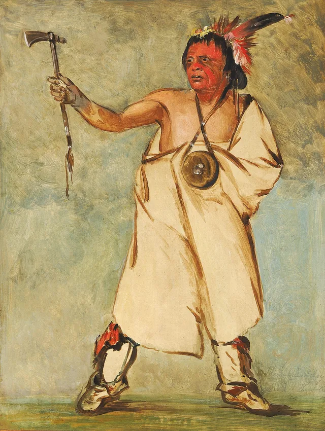 Naw-naw-páy-ee, The Soldier, George Catlin