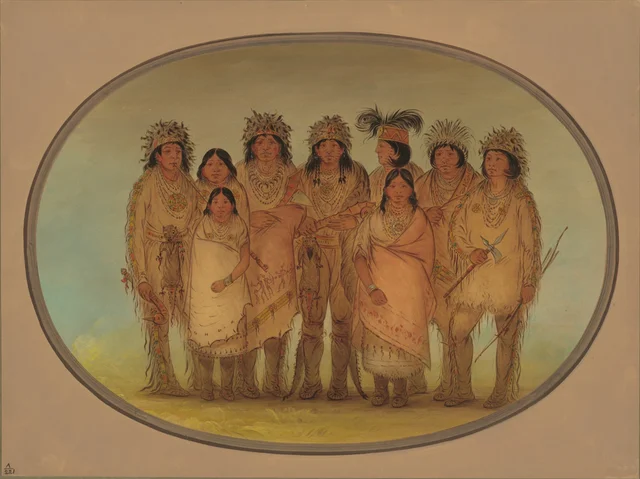 Nine Ojibbeway Indians in London