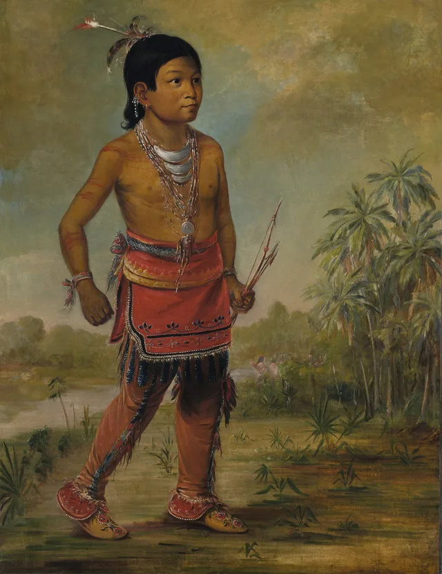Osceola Nick-a-no-chee, um menino