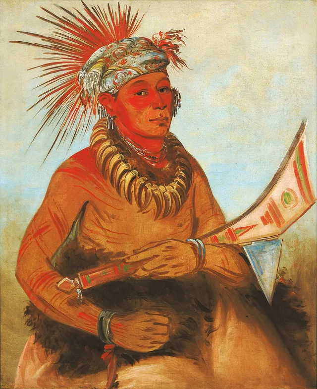 Pah-ta-cóo-chee, Cedro Atirador, um guerreiro