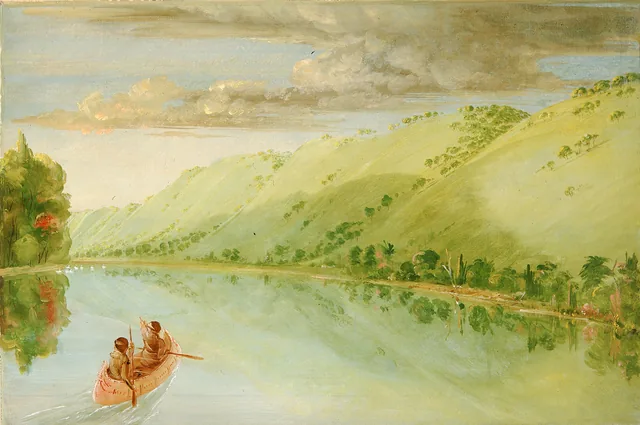Pradaria de Madame Ferrebault, acima de Prairie du Chien