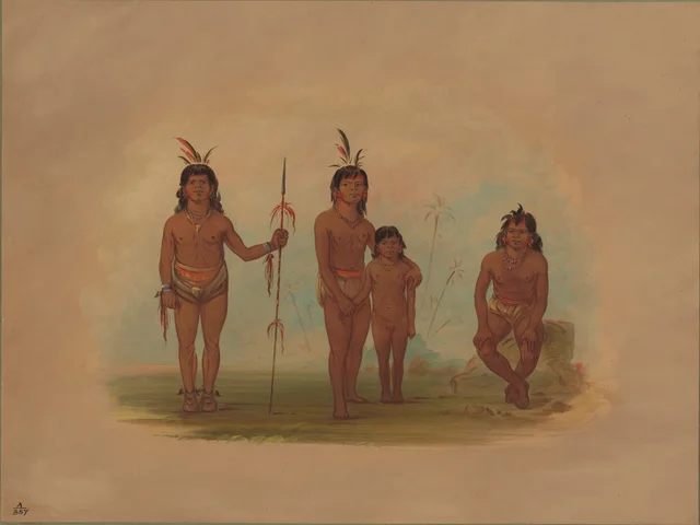 Four Goo-a-give Indians