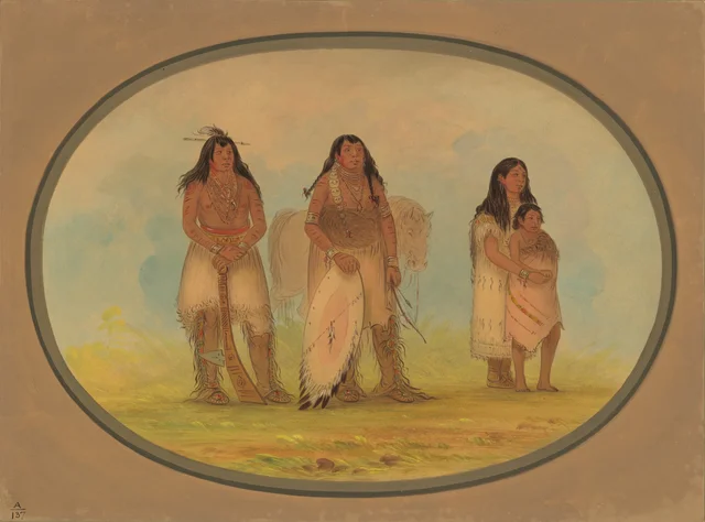 Four Kiowa Indians