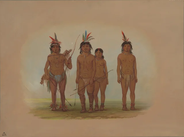 Four Macouchi Indians
