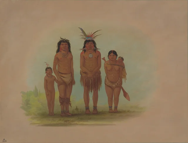 4人のセピボ族のインディアン