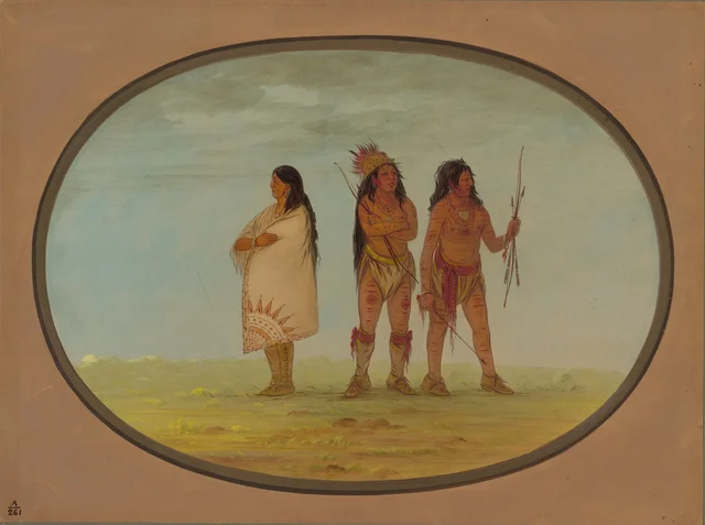 ナバホ族の三人のインディアン