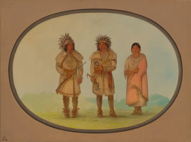Three Peoria Indians
