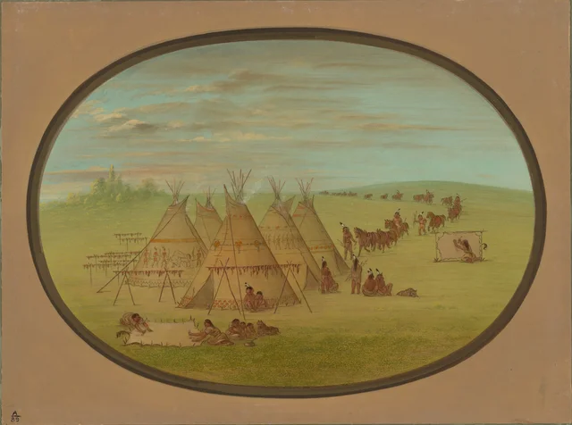 A Little Sioux Village