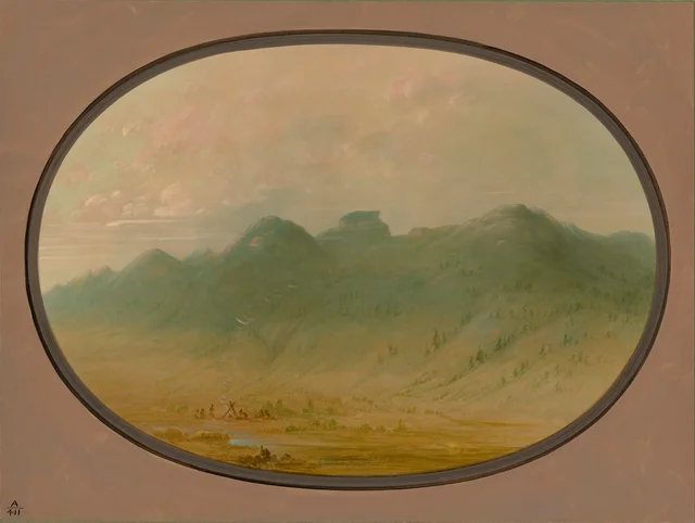 View of the Crystal Mountains, Brazil