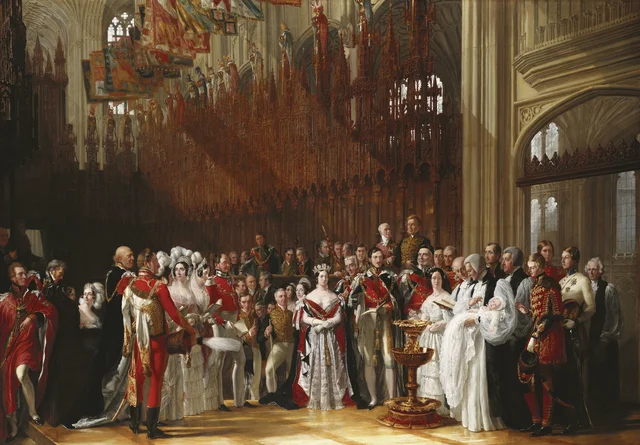 Le Baptême du prince de Galles, 25 janvier 1842, George Hayter
