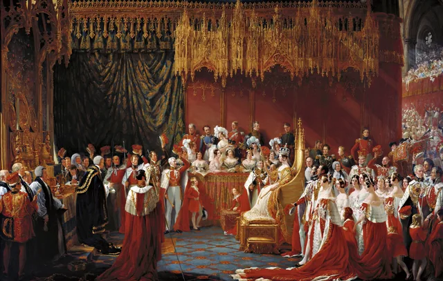 The Coronation of Queen Victoria in Westminster Abbey, 28 June 1838, George Hayter