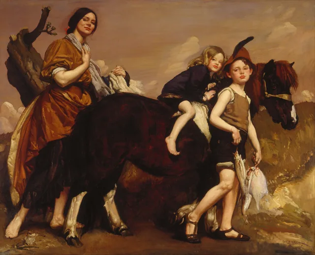 Férias em Essex, George W. Lambert