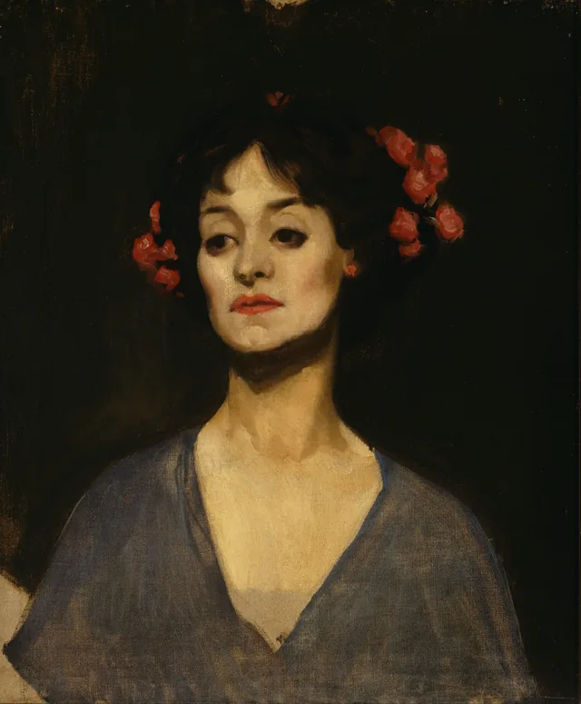 Retrato de uma dama (A Dançarina), George W. Lambert