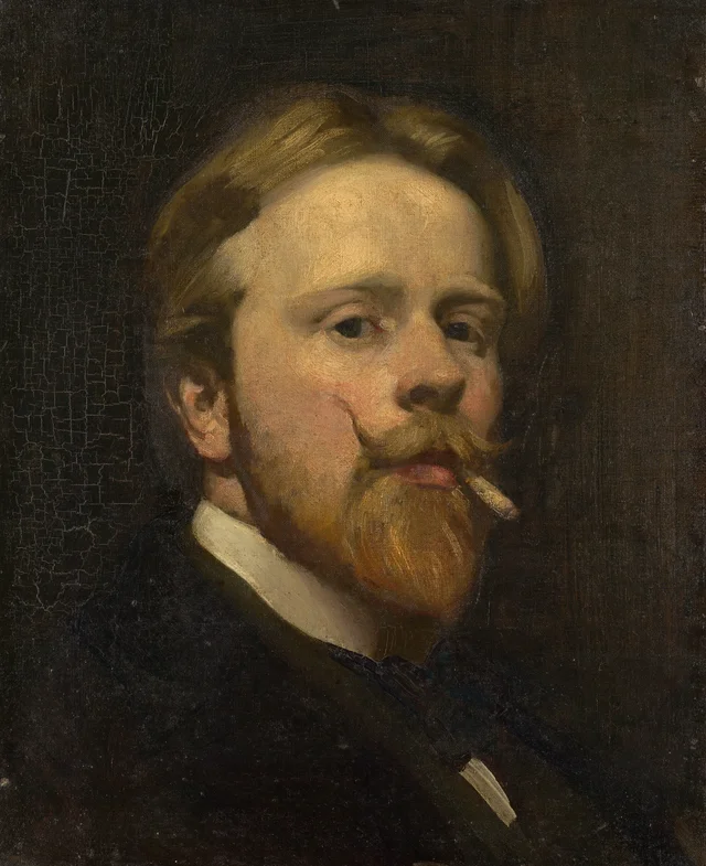 Autorretrato, George W. Lambert