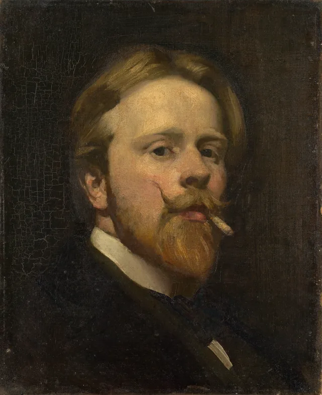 Autorretrato, George W. Lambert