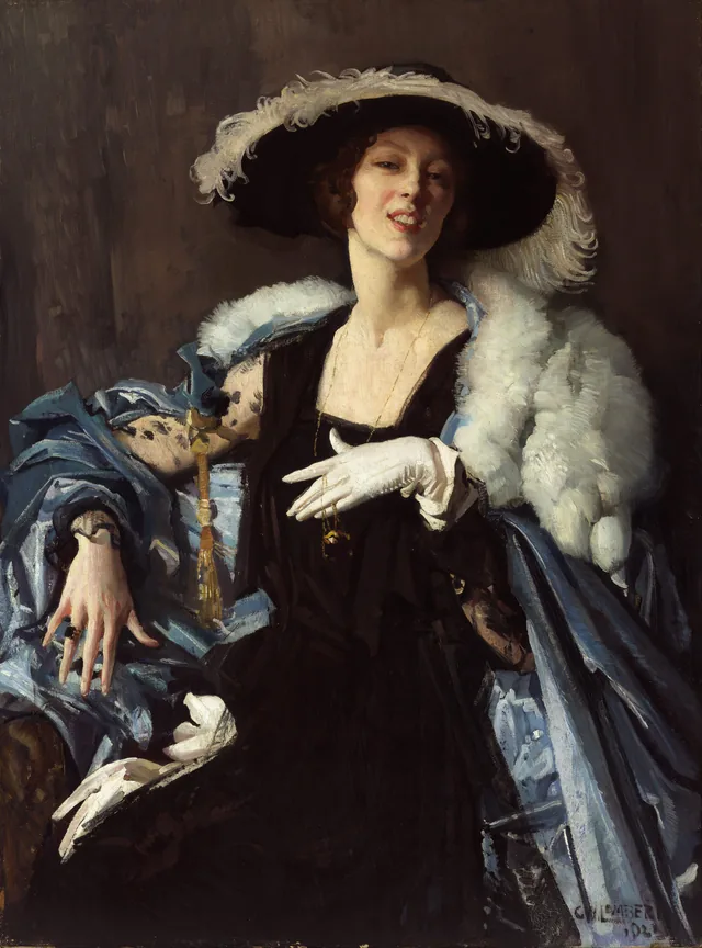 A Luva branca, George W. Lambert