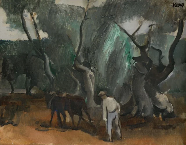 Hombre con caballos, Georges Kars