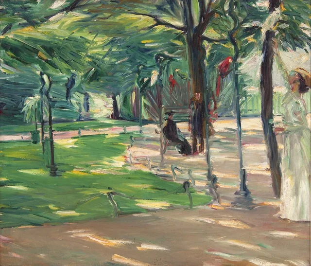 Parque com papagaios, Georges Kars