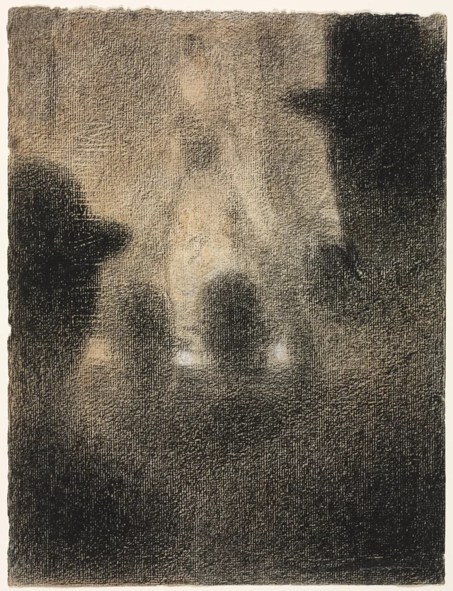 At the Concert Parisien, Georges Seurat