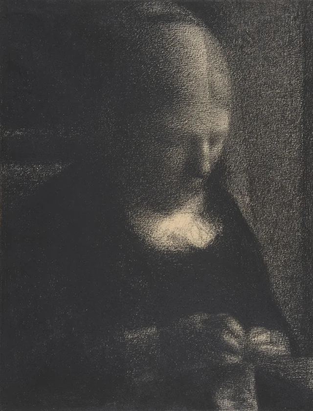 Bordado; la madre del artista
