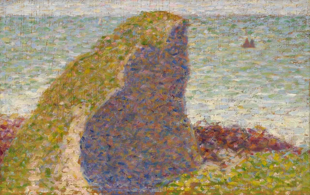 Study for Le Bec du Hoc, Grandcamp, Georges Seurat