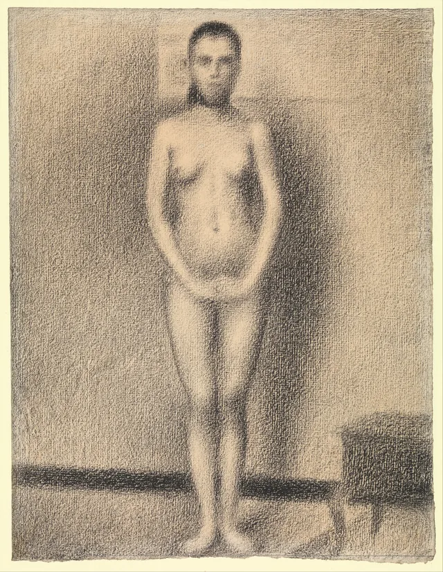 Study for "Poseuses", Georges Seurat