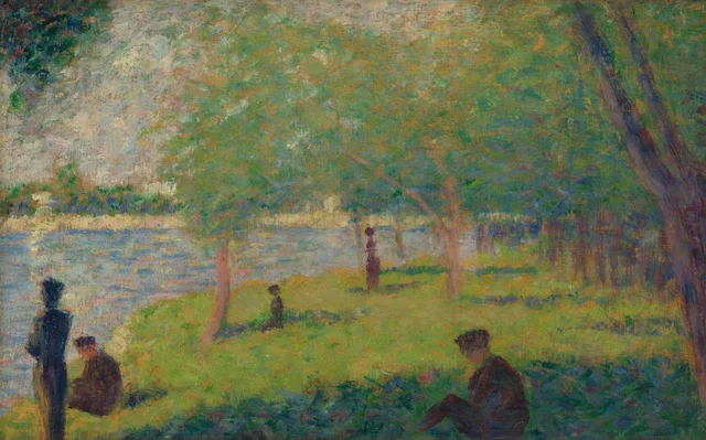 Estudio para Un domingo en la Grande Jatte, Georges Seurat