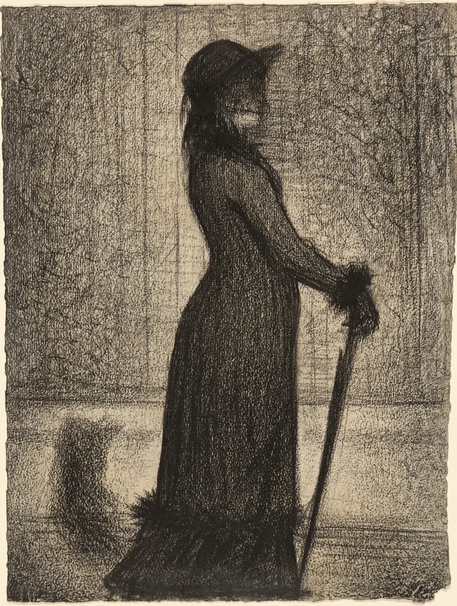 Woman Strolling (Une élégante) (2000.30), Georges Seurat