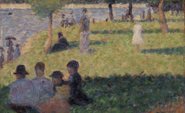 Group of Figures (Study for "Un dimanche à la Grande Jatte"), Georges Seurat