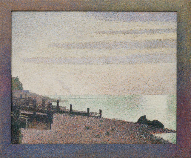 Evening, Honfleur, Georges Seurat
