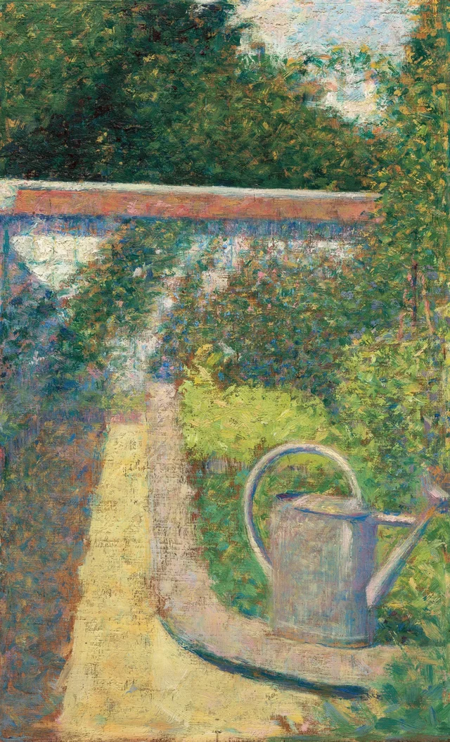 La regadera, jardín de Le Raincy, Georges Seurat