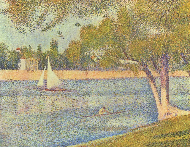 The Seine at La Grande Jatte, Georges Seurat