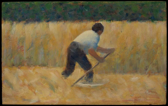 Le Faucheur, Georges Seurat