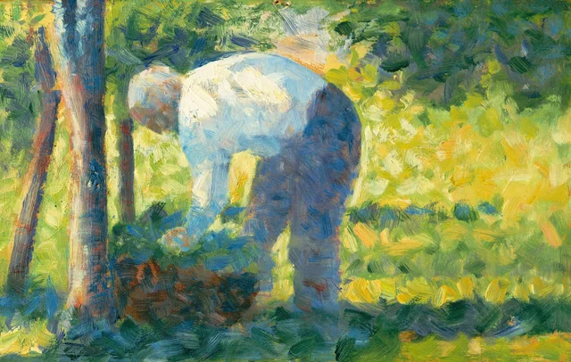 El jardinero, Georges Seurat