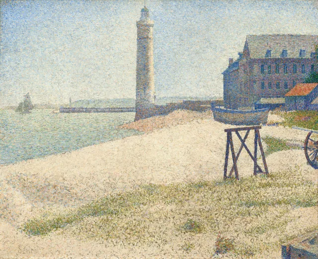 The Lighthouse at Honfleur, Georges Seurat