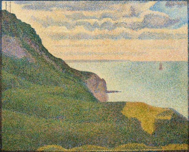 Seascape at Port-en-Bessin, Normandy, Georges Seurat
