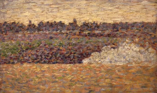 Paisaje en Grandcamp, Georges Seurat