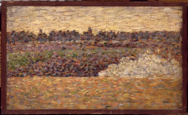 Landscape at Grandcamp, Georges Seurat