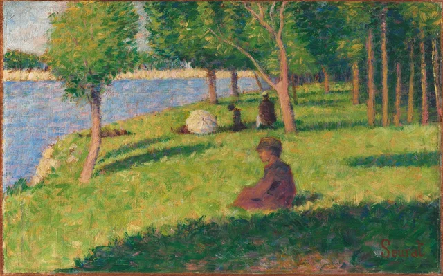 Seated Figures, Study for La Grande Jatte, Georges Seurat