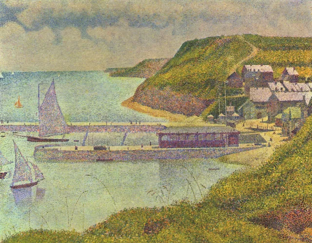 Port-en-Bessin, outer harbour, high tide, Georges Seurat