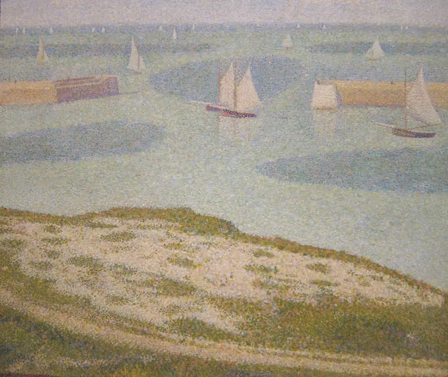 Port-en-Bessin, Entrance to the Harbor, Georges Seurat
