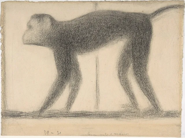 Monkey, Georges Seurat