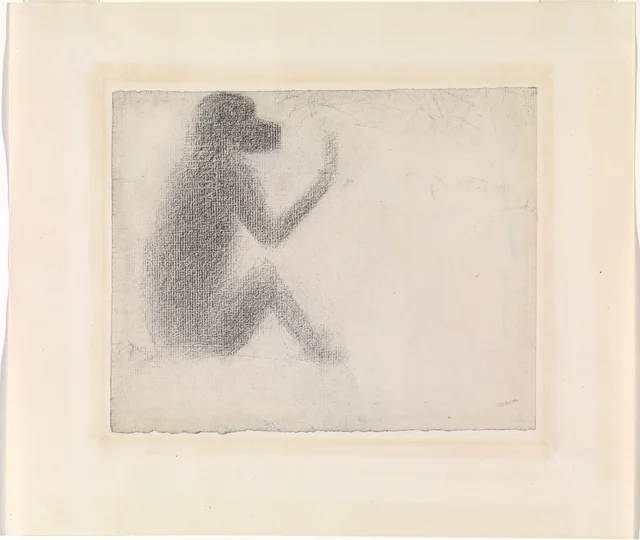 Seated Monkey, Georges Seurat