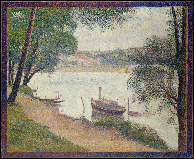 Gray Weather, Grande Jatte, Georges Seurat