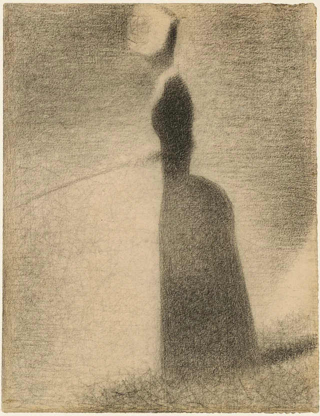 A Woman Fishing, Georges Seurat