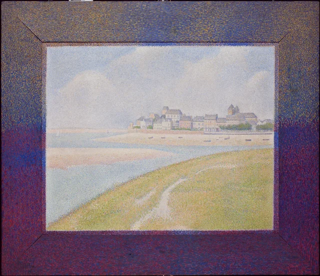 View of Le Crotoy from Upstream, Georges Seurat