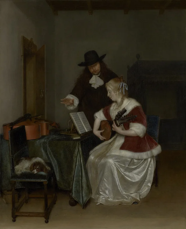 A lição de música, Gerard ter Borch