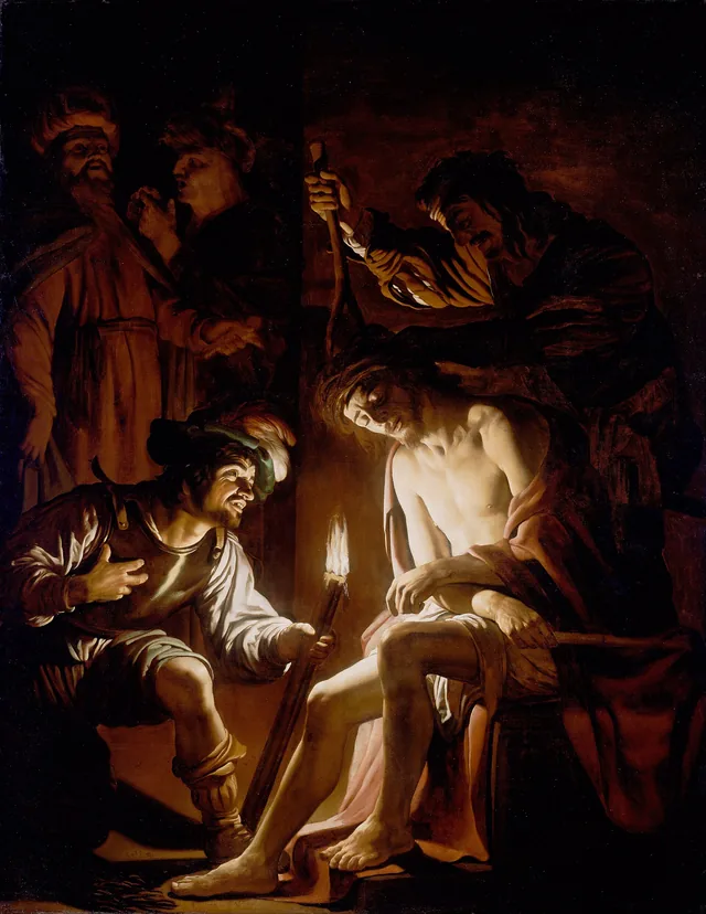 Le Christ couronné d'épines, Gerrit van Honthorst