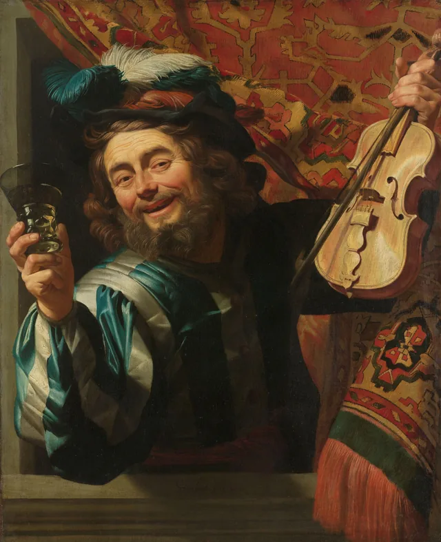 Le Joyeux Violoniste, Gerrit van Honthorst